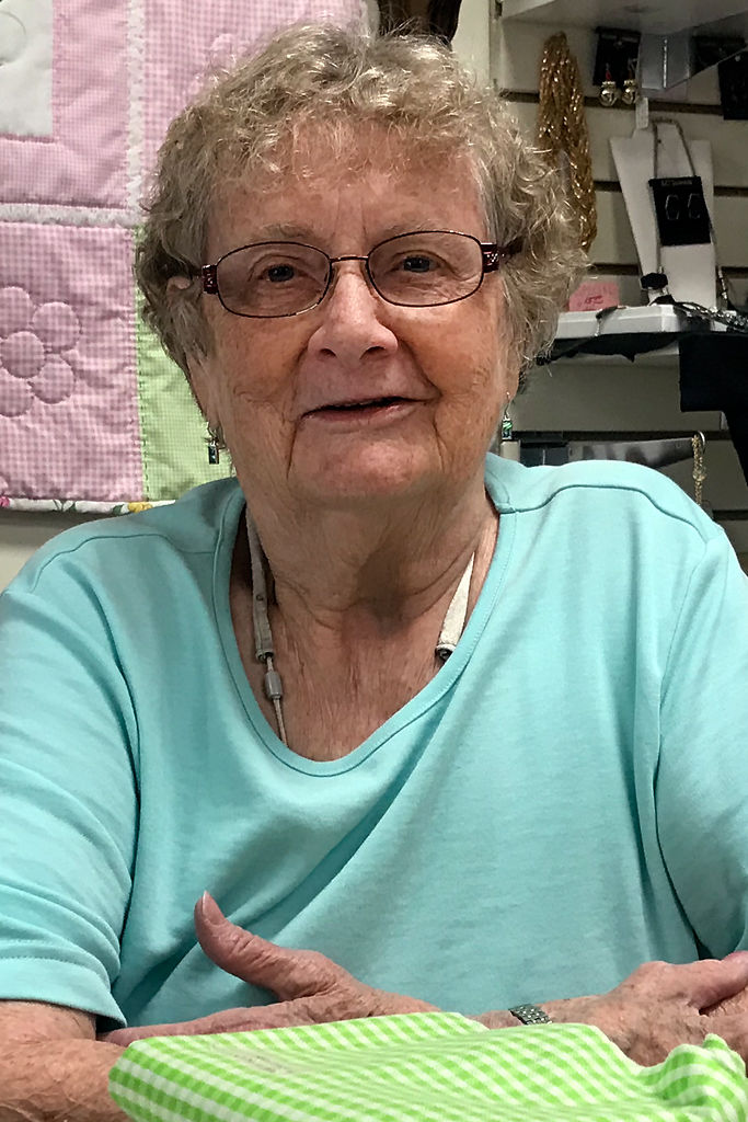 Bonnie Fay watched the lunar landing on TV in her house with her husband